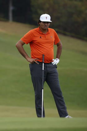 October 25, 2026, Cheonan, Chungnam, SOUTH KOREA: Oct 25, 2026-Cheonan, South Korea-Eugenio CHACARRA of Spain action on 9th Green during a DP World Tour Genesis Championship Final Round at Woo Jeong Hills CC in Cheonan, South Korea. Cheonan SOUTH KOREA - ZUMAr168 20261025_aap_r168_002 Copyright: xRyuxSeung-Ilx
