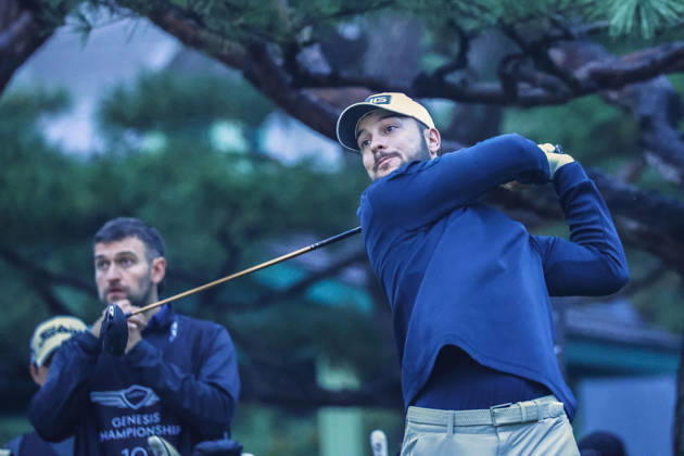 October 25, 2026, Cheonan, Chungnam, SOUTH KOREA: Oct 25, 2026-Cheonan, South Korea-Rocco REPETTO TAYLOR of Spain action on 1th Tee during a DP World Tour Genesis Championship Final Round at Woo Jeong Hills CC in Cheonan, South Korea. Cheonan SOUTH KOREA - ZUMAr168 20261025_aap_r168_004 Copyright: xRyuxSeung-Ilx
