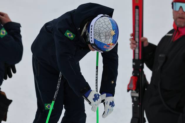 Lucas Pinheiro Braathen BRA, Preparation, Mentalbrain, Mental Training, Men’s Giant Slalom First Run, AUDI FIS SKI WORLD CUP Sölden 2026, 2026 Ski World Cup Season Opener, Sölden, October 24–25, 2026, Skiing, Alpine Skiing, October 25, 2026, SÖLDEN, AUSTRIA OCTOBER 25 Audi FIS Alpine Ski World Cup at Rettenbachferner on October 26, 2026, in Sölden, Austria. Photo by Nicole Hartmann. Sölden, Rettenbachferner, Tyrol, Austria