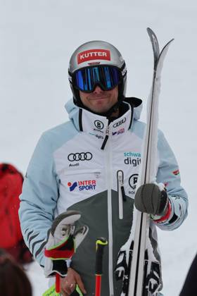 Alexander Schmid (GER), Warm-up, Course Inspection, Men’s Giant Slalom First Run, AUDI FIS SKI WORLD CUP Sölden 2026, 2026 Ski World Cup Season Opener, Sölden, October 24–25, 2026, Skiing, Alpine Skiing, October 25, 2026, SÖLDEN, AUSTRIA OCTOBER 25 Audi FIS Alpine Ski World Cup at Rettenbachferner on October 26, 2026, in Sölden, Austria. Photo by Nicole Hartmann. Sölden, Rettenbachferner, Tyrol, Austria