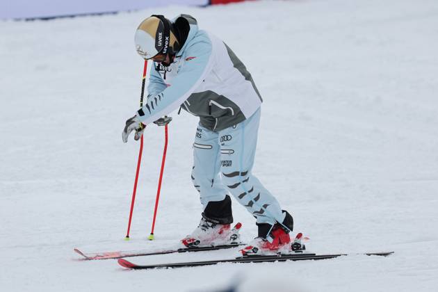 Nickco Palamaras (GER), Preparation, Mentalbrain, after the course walk, Concentration, Men’s Giant Slalom First Run, AUDI FIS SKI WORLD CUP Sölden 2026, 2026 Ski World Cup opener, Sölden, October 24–25, 2026, Skiing, Alpine skiing, October 25, 2026, SÖLDEN, AUSTRIA OCTOBER 25 Audi FIS Alpine Ski World Cup at Rettenbachferner on October 26, 2026, in Sölden, Austria. Photo by Nicole Hartmann. Sölden, Rettenbachferner, Tyrol, Austria