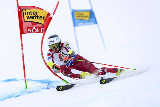 ALPINE SKIING - FIS WC Soelden SOELDEN,AUSTRIA,25.OCT.26 - ALPINE SKIING - FIS World Cup season opening, Rettenbachferner, giant slalom, men. Image shows Stefan Brennsteiner (AUT).  GEPAxpictures xMathiasxMandl