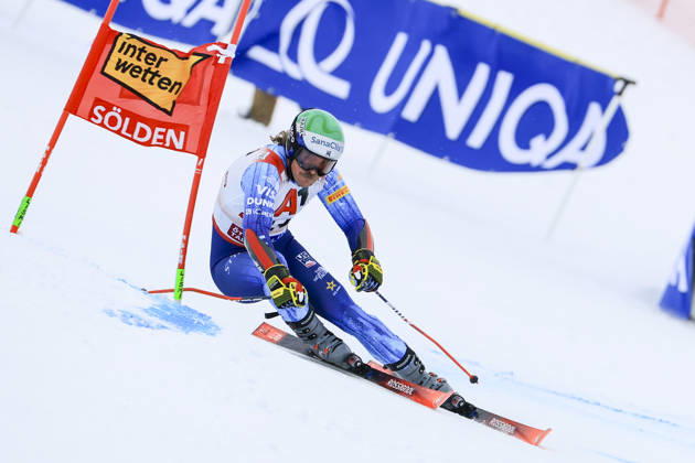 ALPINE SKIING - FIS WC Soelden SOELDEN,AUSTRIA,25.OCT.26 - ALPINE SKIING - FIS World Cup season opening, Rettenbachferner, giant slalom, men. Image shows River Radamus (USA).  GEPAxpictures xWolfgangxGrebien
