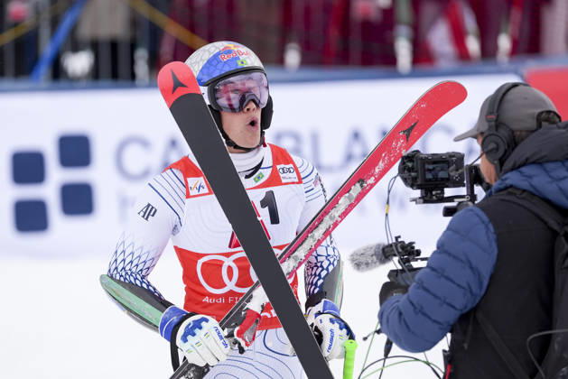 ALPINE SKIING - FIS WC Soelden SOELDEN,AUSTRIA,25.OCT.26 - ALPINE SKIING - FIS World Cup season opening, Rettenbachferner, giant slalom, men. Image shows Lucas Pinheiro Braathen (BRA).  GEPAxpictures xDominicxEbenbichl