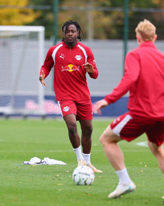 RB Leipzig Training, Bundesliga, Leipzig, October 25, 2026, RBL Academy Training Center, Soccer, Bundesliga, RB Leipzig Training, Pictured: Johan Bakayoko 11, RB Leipzig, Picture Point