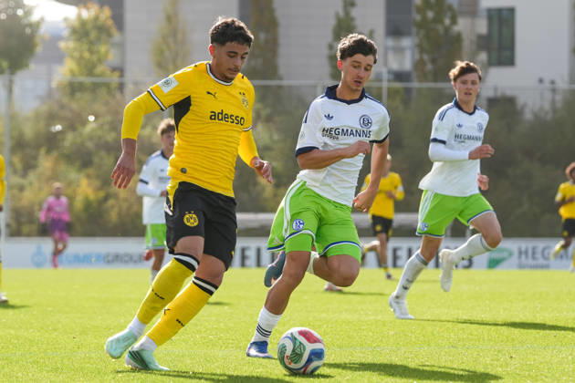 Fußball, U19, DFB-Nachwuchsliga, Schalke 04 - Borussia Dortmund
