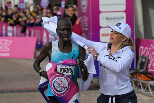 TRACK AND FIELD - Marathon - 40th Venice Marathon 2026 Photo by IPA ABACAPRESS.COM90161372 - Hammington Kimaiyo of Kenya wins the marathon at the 40th Venice Marathon in 2026, a marathon race held in Venice, Italy, on October 25, 2026 Venice Italy  Copyright: xIPAxSport ABACAx