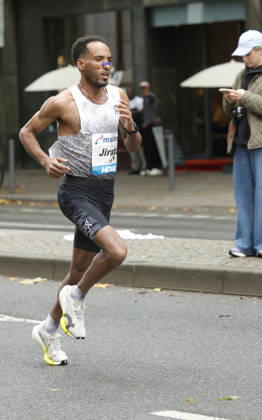 October 25, 2026 Track and Field 43rd Mainova Frankfurt Marathon: Winner, Fastest Runner—Jirata Lelisa DENKRI with a time of 2:05:25 Frankfurt, Main, Hesse, Germany