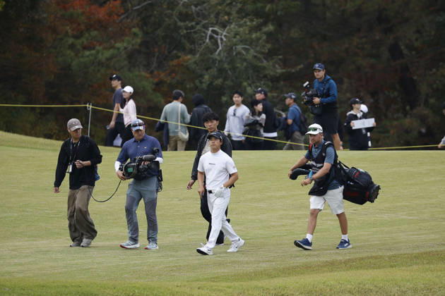 October 25, 2026, Cheonan, Chungnam, SOUTH KOREA: Oct 25, 2026-Cheonan, South Korea-Yuto KATSURAGAWA of Japan action on 18th Fairway during a DP World Tour Genesis Championship Final Round at Woo Jeong Hills CC in Cheonan, South Korea. Cheonan SOUTH KOREA - ZUMAr168 20261025_aap_r168_070 Copyright: xRyuxSeung-Ilx