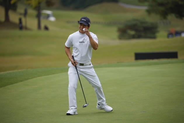October 25, 2026, Cheonan, Chungnam, SOUTH KOREA: Oct 25, 2026-Cheonan, South Korea-Yuto KATSURAGAWA of Japan action on 16th Green during a DP World Tour Genesis Championship Final Round at Woo Jeong Hills CC in Cheonan, South Korea. Cheonan SOUTH KOREA - ZUMAr168 20261025_aap_r168_072 Copyright: xRyuxSeung-Ilx