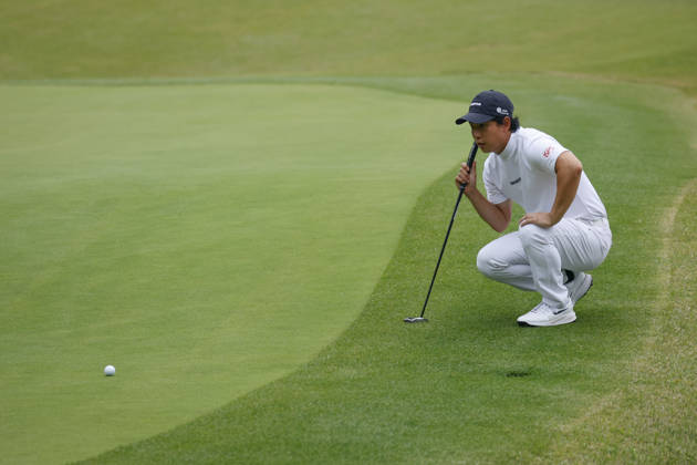 October 25, 2026, Cheonan, Chungnam, SOUTH KOREA: Oct 25, 2026-Cheonan, South Korea-Yuto KATSURAGAWA of Japan action on 18th Green during a DP World Tour Genesis Championship Final Round at Woo Jeong Hills CC in Cheonan, South Korea. Cheonan SOUTH KOREA - ZUMAr168 20261025_aap_r168_076 Copyright: xRyuxSeung-Ilx