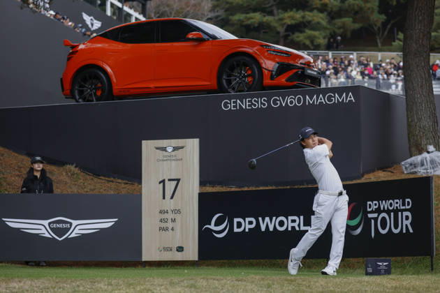 October 25, 2026, Cheonan, Chungnam, SOUTH KOREA: Oct 25, 2026-Cheonan, South Korea-Yuto KATSURAGAWA of Japan action on 17th Tee during a DP World Tour Genesis Championship Final Round at Woo Jeong Hills CC in Cheonan, South Korea. DP Tour Genesis Championship Final Round  - ZUMAr168 20261025_aap_r168_071 Copyright: xRyuxSeung-Ilx