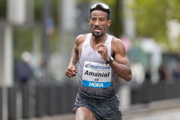 Mainova Frankfurt Marathon 2026: Amaniel Soquar Habtom Finishes 8th at the Mainova Frankfurt Marathon on October 25, 2026, in Frankfurt am Main, Frankfurt am Main, Hesse, Germany; Festhalle, Race Course