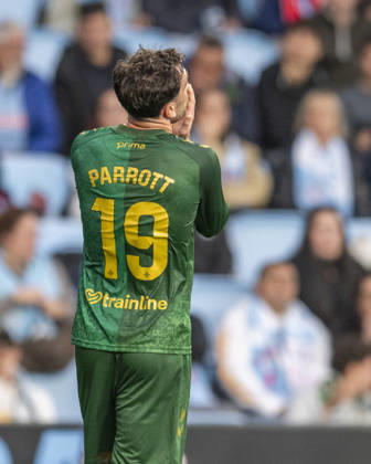 R.C. Celta vs. Real Betis in La Liga EA Sports,Matchday 10: Troy Parrott of Real Betis laments during Matchday 10 of La Liga EA Sports: R.C. Celta vs. Real Betis on October 25, 2026, at Abanca Balaidos Stadium in Vigo, Pontevedra, Spain Copyright: xLuisxlorenzox