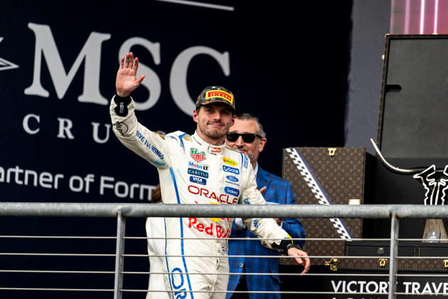 F1 - UNITED STATES GRAND PRIX 2026 VERSTAPPEN Max (nld), Red Bull Racing Ford RB22, portrait podium during the 2026 Formula 1 United States Grand Prix, 18th round of the 2026 Formula One World Championship, WM, Weltmeisterschaft from October 23 to 25, 2026 on the Circuit of the America, in Austin, Texas, United States of America - AustinUnited States  Copyright: xALBERTOxVIMERCATIx