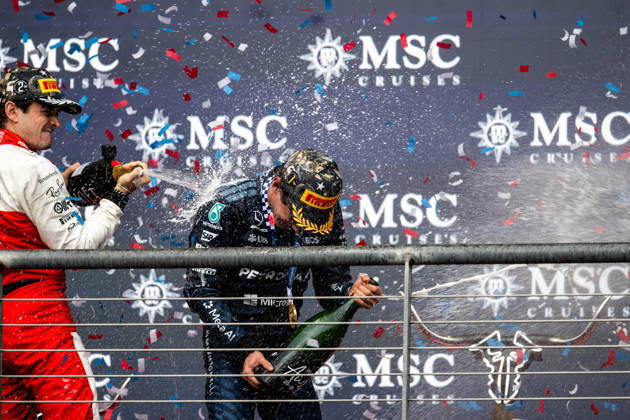 F1 - UNITED STATES GRAND PRIX 2026 KIMI ANTONELLI Andrea (ita), Mercedes AMG F1 Team W16, portrait podium during the 2026 Formula 1 United States Grand Prix, 18th round of the 2026 Formula One World Championship, WM, Weltmeisterschaft from October 23 to 25, 2026 on the Circuit of the America, in Austin, Texas, United States of America - AustinUnited States  Copyright: xALBERTOxVIMERCATIx