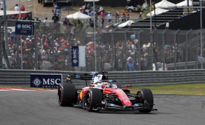 October 25, 2026, Circuit of The Americas, Austin, 2026 FORMULA 1 MSC CRUISES UNITED STATES GRAND PRIX, Charles Leclerc MCO, Scuderia Ferrari HP Photo by Hasan Bratic, DeFodi Images