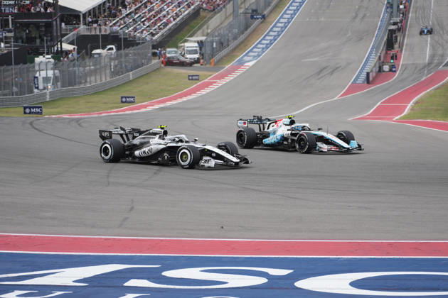 October 25, 2026, Circuit of The Americas, Austin, 2026 FORMULA 1 MSC CRUISES UNITED STATES GRAND PRIX, Valtteri Bottas (FIN), Cadillac Formula 1 Team, Oliver Bearman (GBR), TGR Haas F1 Team. Photo by Hasan Bratic, DeFodi Images