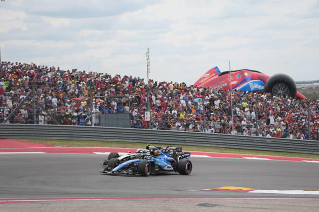 October 25, 2026, Circuit of The Americas, Austin, 2026 FORMULA 1 MSC CRUISES UNITED STATES GRAND PRIX, Alexander Albon GBR, Atlassian Williams F1 Team, Valtteri Bottas FIN, Cadillac Formula 1 Team Photo by Hasan Bratic DeFodi Images
