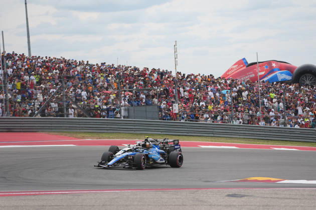 October 25, 2026, Circuit of The Americas, Austin, 2026 FORMULA 1 MSC CRUISES UNITED STATES GRAND PRIX, Alexander Albon GBR, Atlassian Williams F1 Team, Valtteri Bottas FIN, Cadillac Formula 1 Team Photo by Hasan Bratic DeFodi Images