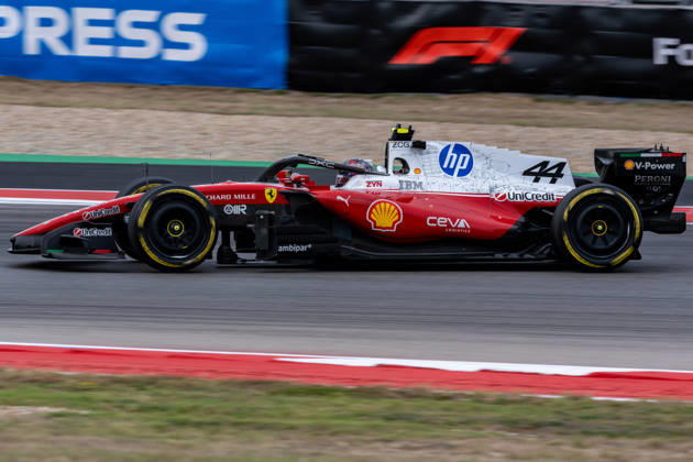 Oct 25, 2026. Lewis Hamilton (44) with Team Ferrari in action at the Formula 1 MSC Cruises United States Grand Prix, Circuit of the Americas in Austin, Texas. Kimi Antonelli wins in Austin. 2nd place goes to Charles Leclerc and 3rd place goes to Max Verstappen and Hamilton comes in 4th. CSM Formula One 2026: Formula 1 MSC Cruises United.States Grand Prix Oct 25  - ZUMAc04_ 20261025_zma_c04_228 Copyright: xRobertxBackmanx