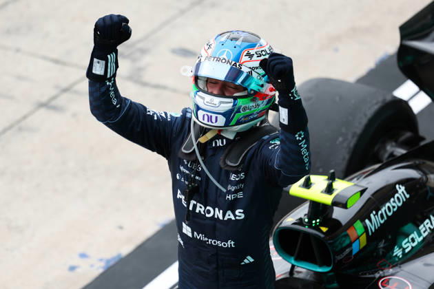 F1 - UNITED STATES GRAND PRIX 2026 KIMI ANTONELLI Andrea (ita), Mercedes AMG F1 Team W17, portrait celebration during the 2026 Formula 1 United States Grand Prix, 18th round of the 2026 Formula One World Championship, WM, Weltmeisterschaft from October 23 to 25, 2026 on the Circuit of the America, in Austin, Texas, United States of America - AustinUnited States  Copyright: xEricxAlonsox