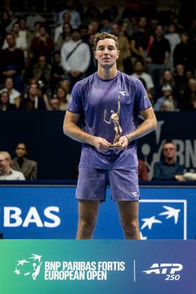 Jan-Lennard Struff of Germany pictured after the European Open ATP, Tennis Herren tennis tournament in Brussels, on Sunday 25 October 2026. This year s edition of the tournament is taking place from 17 to 25 October JASPERxJACOBS  x191048232x