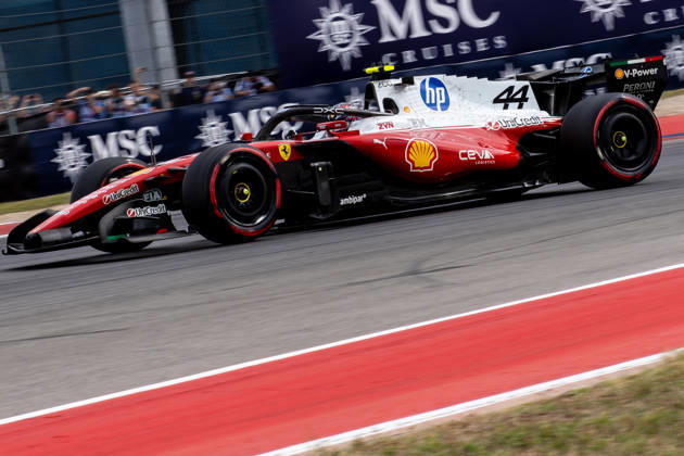 Oct 25, 2026. Lewis Hamilton (44) with Team Ferrari in action at the Formula 1 MSC Cruises United States Grand Prix, Circuit of the Americas in Austin, Texas. Kimi Antonelli wins in Austin. 2nd place goes to Charles Leclerc and 3rd place goes to Max Verstappen and Hamilton comes in 4th. CSM Austin USA - ZUMAc04_ 20261025_zma_c04_246 Copyright: xRobertxBackmanx