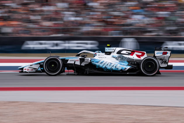 AUSTIN, UNITED STATES, OCT 25: Oliver Bearman of Great Britain driving the (87) TGR Haas F1 Team F1 VF-26 during the F1 Grand Prix of United States at Circuit of The Americas on October 25, 2026 in Austin, Texas (photo by Richard Callis Sports Press Photo) Copyright: xRichardxCallis SportsxPressxPhotox Sportspressphoto_SPR268355