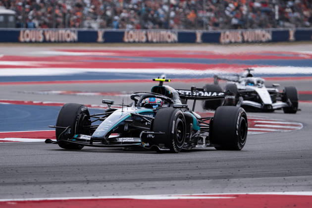 AUSTIN, UNITED STATES, OCT 25: Andrea Kimi Antonelli of Italy driving the (12) Mercedes AMG PETRONAS F1 Team F1 W17 during the F1 Grand Prix of United States at Circuit of The Americas on October 25, 2026 in Austin, Texas (photo by Richard Callis Sports Press Photo) Copyright: xRichardxCallis SportsxPressxPhotox Sportspressphoto_SPR268373