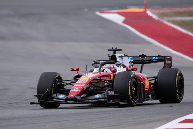 AUSTIN, UNITED STATES, OCT 25: Charles Leclerc of Monaco driving the (16) Scuderia Ferrari HP SF-26 during the F1 Grand Prix of United States at Circuit of The Americas on October 25, 2026 in Austin, Texas (photo by Richard Callis Sports Press Photo) Copyright: xRichardxCallis SportsxPressxPhotox Sportspressphoto_SPR268390