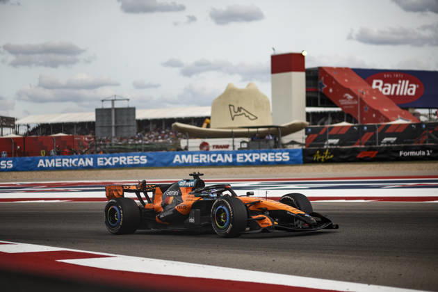 F1 - UNITED STATES GRAND PRIX 2026 81 PIASTRI Oscar (aus), McLaren F1 Team MCL40, action during the 2026 Formula 1 United States Grand Prix, 18th round of the 2026 Formula One World Championship, WM, Weltmeisterschaft from October 23 to 25, 2026 on the Circuit of the America, in Austin, Texas, United States of America - AustinUnited States  Copyright: xXavixBonillax