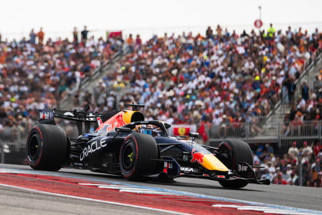 United States Grand Prix Race - Austin Red Bull Racing driver Max Verstappen (3) races during the United States Formula One Grand Prix at the Circuit of the Americas in Austin, Texas, on October 25, 2026. Photo by Alexis Jumeau ABACAPRESS.COM Austin Texas  Copyright: xJumeauxAlexis ABACAx