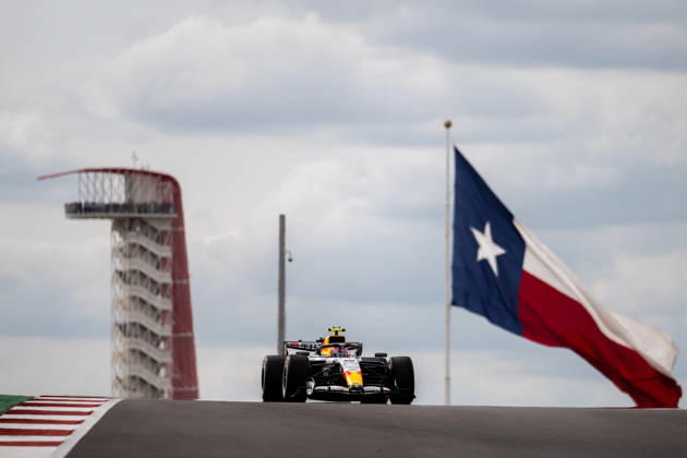 F1 - UNITED STATES GRAND PRIX 2026 30 LAWSON Liam (nzl), Red Bull Racing RB22, action during the 2026 Formula 1 United States Grand Prix, 18th round of the 2026 Formula One World Championship, WM, Weltmeisterschaft from October 23 to 25, 2026 on the Circuit of the America, in Austin, Texas, United States of America - AustinUnited States  Copyright: xALBERTOxVIMERCATIx