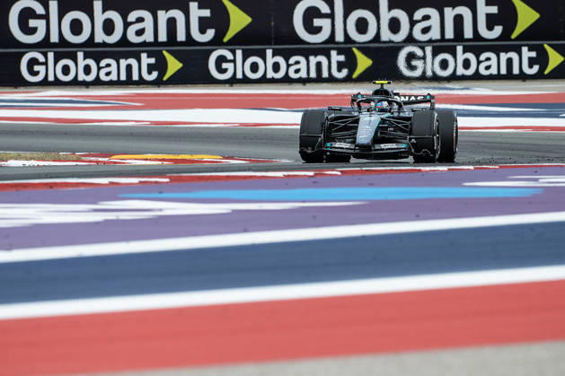 October 25, 2026: Kimi Antonelli (12) with Mercedes-AMG Petronas F1 Team in action during the championship race at the Formula 1 MSC Cruises United States Grand Prix, Circuit of the Americas. Austin, Texas. CSM Formula One 2026: Formula 1 MSC Cruises United States Grand Prix OCT 25  - ZUMAc04_ 20261025_faf_c04_043 Copyright: xMarioxCantux