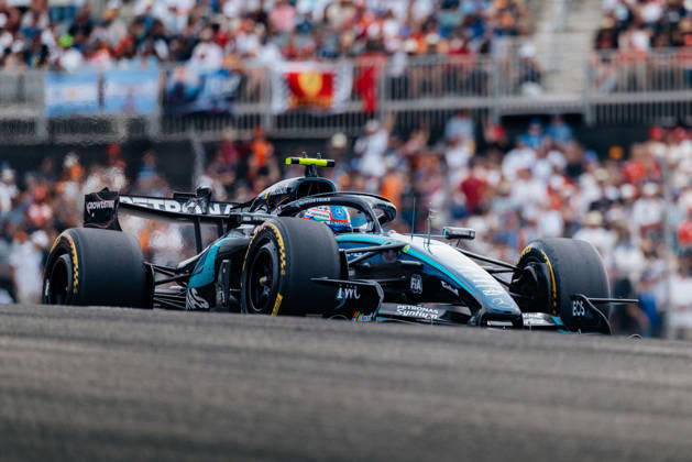 FORMULA 1 MSC CRUISES UNITED STATES GRAND PRIX 2026 Andrea Kimi Antonelli (Mercedes AMG Petronas Formula One Team, 12) leading the race at the United States GP 2026 25 10 2026