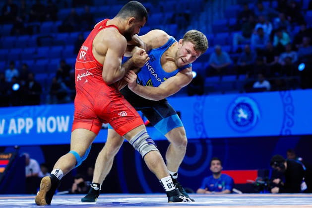 Senior World Championships, 87 kg Greco-Roman: Alireza Azizkhoon Mohmadipiani (IRI) defeated Yaroslav Filchakov (UKR) Copyright: xKostadinxAndonovx