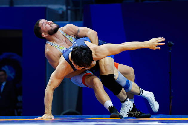 Senior World Championships, 87 kg Greco-Roman: Seunghwan Lee (KOR) defeated Luis Eduardo Avendano Rojas (VEN) Copyright: xKostadinxAndonovx