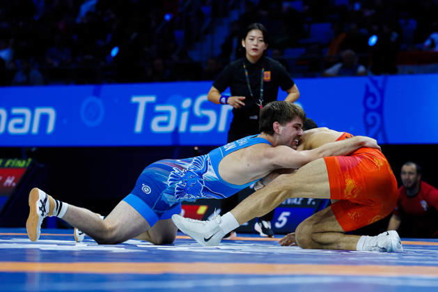 Senior World Championships, 87 kg Greco-Roman: Tamas Levai (HUN) defeated Mohamed Elkasem Elsayed Ahmed Saied Dyab (EGY) Copyright: xKostadinxAndonovx
