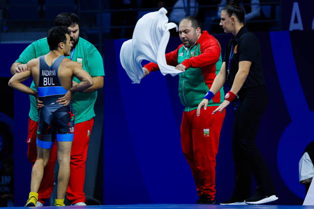 Coach of the Bulgarian Senior World Championships Team Copyright: xKostadinxAndonovx
