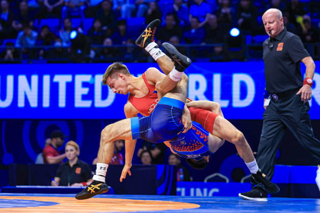 Senior World Championships, 63 kg Greco-Roman: Karen Aslanyan (ARM) defeated Corneliu Rusu (MDA) Copyright: xAmirrezaxAliasgarix Kadir Caliskan United World Wr