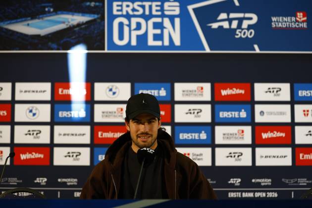 Tennis, ATP tournament in Vienna, press conference