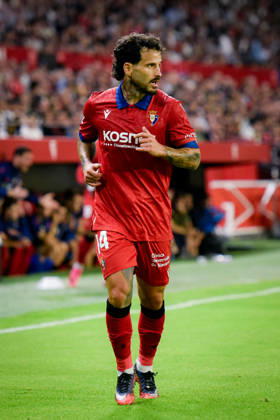 ESP LaLiga EA Sports Sevilla FC vs. Osasuna Ruben Garcia of Osasuna during the LaLiga EA Sports match between Sevilla FC and Osasuna, played at the Ramón Sánchez Pizjuán Stadium in Seville on October 26, 2026, in Spain. Spanish Soccer Copyright: xAgenciaxLOFx
