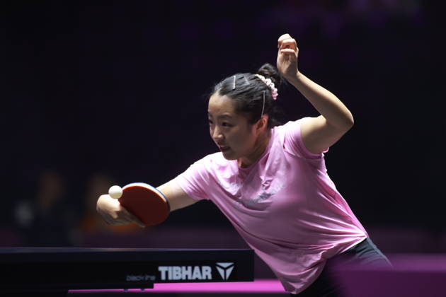 2026 WTT Champions Montpellier : Day 1 Shin Yubin of South Korea competes against Cheng I-Ching of Chinese Taipei during the Women s Singles round of 32 match on day one of the WTT Champions Montpellier 2026 at Sud de France ARENA in Montpellier, France, on October 27, 2026. Montpellier France  Copyright: xRemyxGrosx originalFilename:gros-notitle261027_npDns.jpg