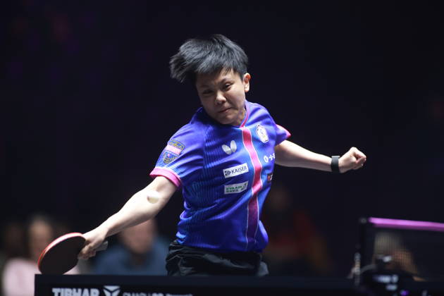 2026 WTT Champions Montpellier : Day 1 Cheng I-Ching of Chinese Taipei competes against Shin Yubin of South Korea during the Women s Singles round of 32 match on day one of the WTT Champions Montpellier 2026 at Sud de France ARENA in Montpellier, France, on October 27, 2026. Montpellier France  Copyright: xRemyxGrosx originalFilename:gros-notitle261027_npJIS.jpg