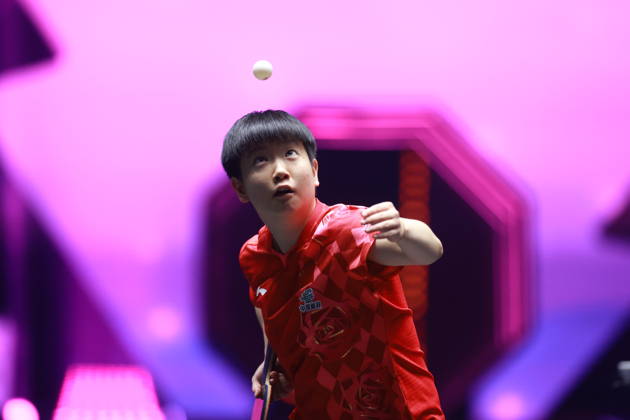 2026 WTT Champions Montpellier : Day 1 Sun Yingsha of China plays against Camille Lutz of France during the Women s Singles round of 32 match on day one of the WTT Champions Montpellier 2026 at Sud de France ARENA in Montpellier, France, on October 27, 2026. Montpellier France  Copyright: xRemyxGrosx originalFilename:gros-notitle261027_npdxt.jpg