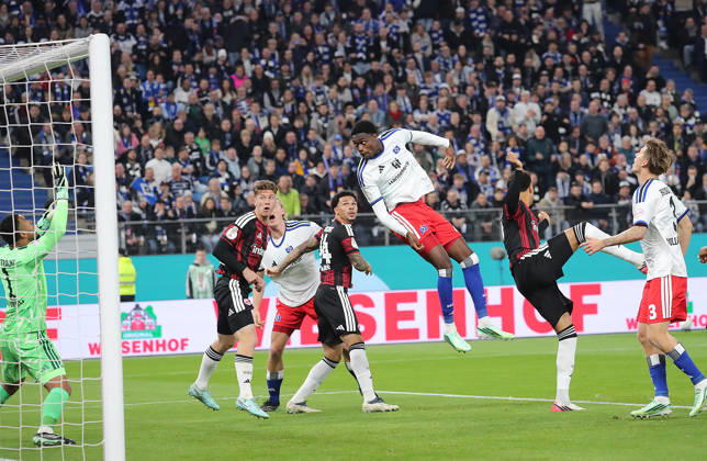 Football, DFB Cup, Hamburger SV v Eintracht Frankfurt