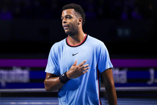 RECORD DATE NOT STATED 27th October 2026; St. Jakobshalle, Basel, Switzerland; ATP, Tennis Herren Tennis, Swiss Indoors Basel, Day 4; First round match; Giovanni Mpetshi Perricard of France AnthonyxBenoit
