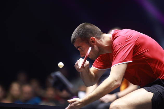 2026 WTT Champions Montpellier : Day 2 Tomislav Pucar of Croatia competes against Shunsuke Togami of Japan during the Men s Singles round of 32 match on day two of the WTT Champions Montpellier 2026 at Sud de France ARENA in Montpellier, France, on October 28, 2026. Montpellier France  Copyright: xRemyxGrosx originalFilename:gros-notitle261028_np1ov.jpg