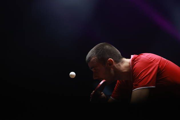 2026 WTT Champions Montpellier : Day 2 Tomislav Pucar of Croatia competes against Shunsuke Togami of Japan during the Men s Singles round of 32 match on day two of the WTT Champions Montpellier 2026 at Sud de France ARENA in Montpellier, France, on October 28, 2026. Montpellier France  Copyright: xRemyxGrosx originalFilename:gros-notitle261028_np5rh.jpg